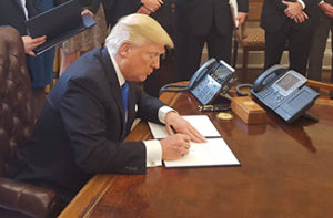 Trump signing Executive Order
